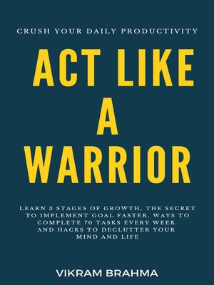 cover image of Act Like a Warrior